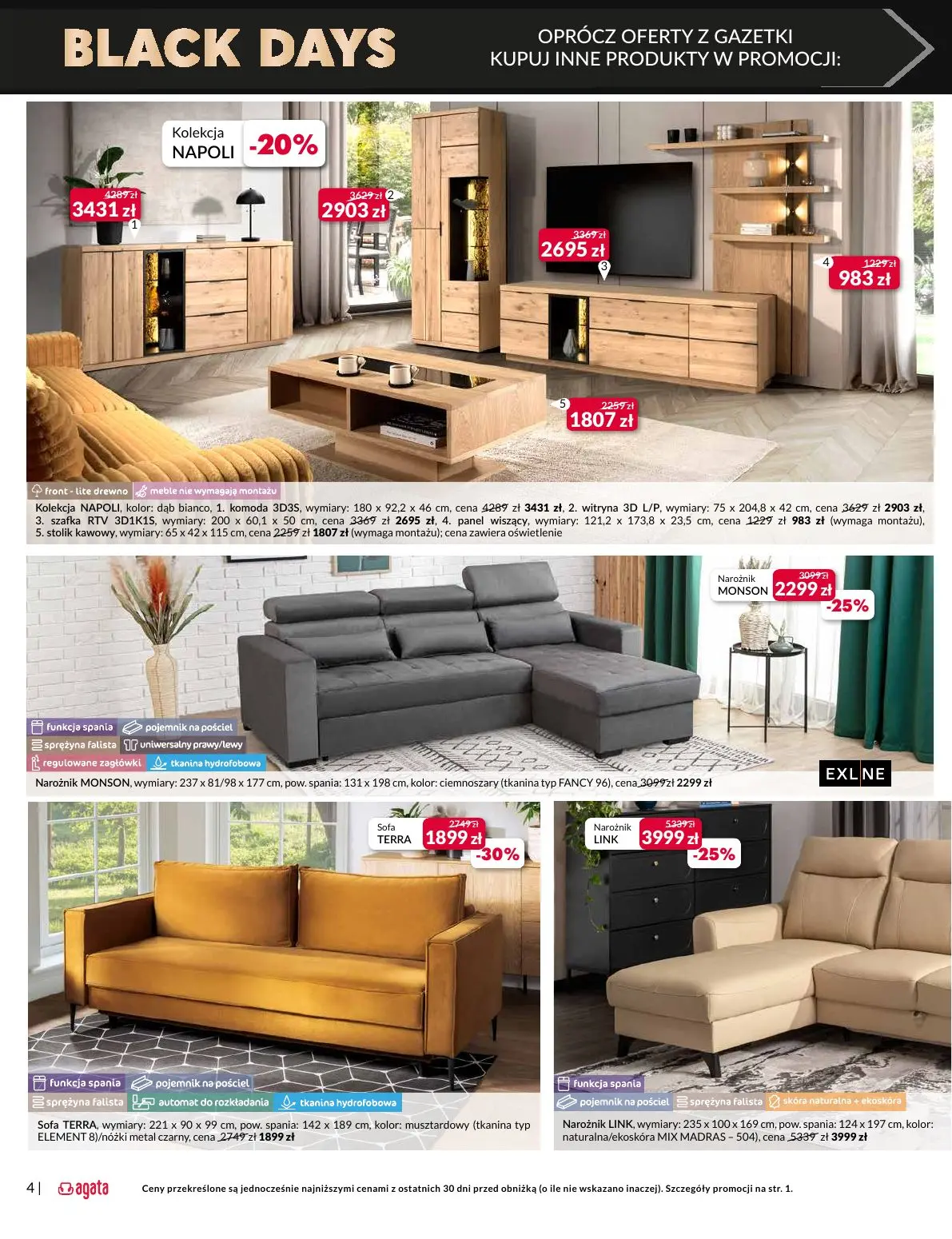gazetka promocyjna Agata Wielkie otwarcie - Olsztyn - Strona 4