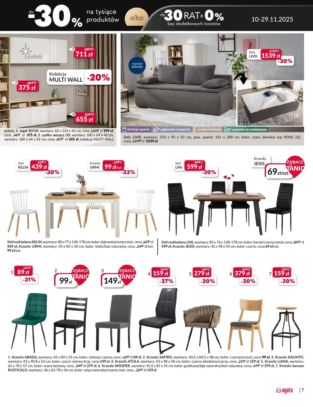 gazetka promocyjna Agata Wielkie otwarcie - Olsztyn - Strona 7