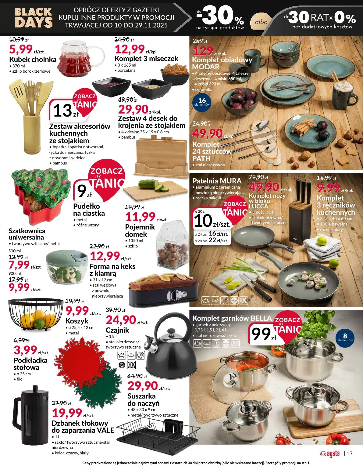 gazetka promocyjna Agata Wielkie otwarcie - Olsztyn - Strona 13