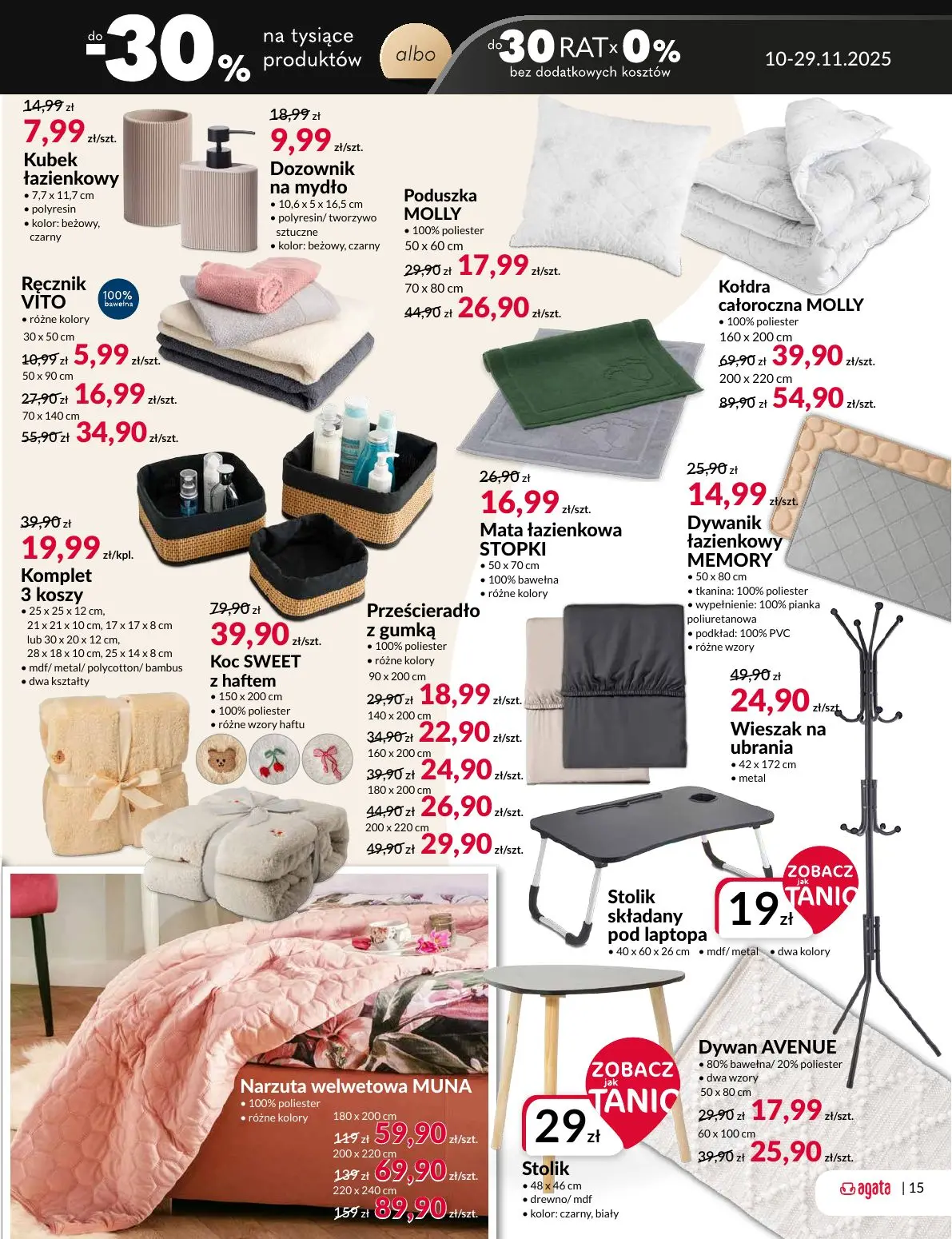 gazetka promocyjna Agata Wielkie otwarcie - Olsztyn - Strona 15