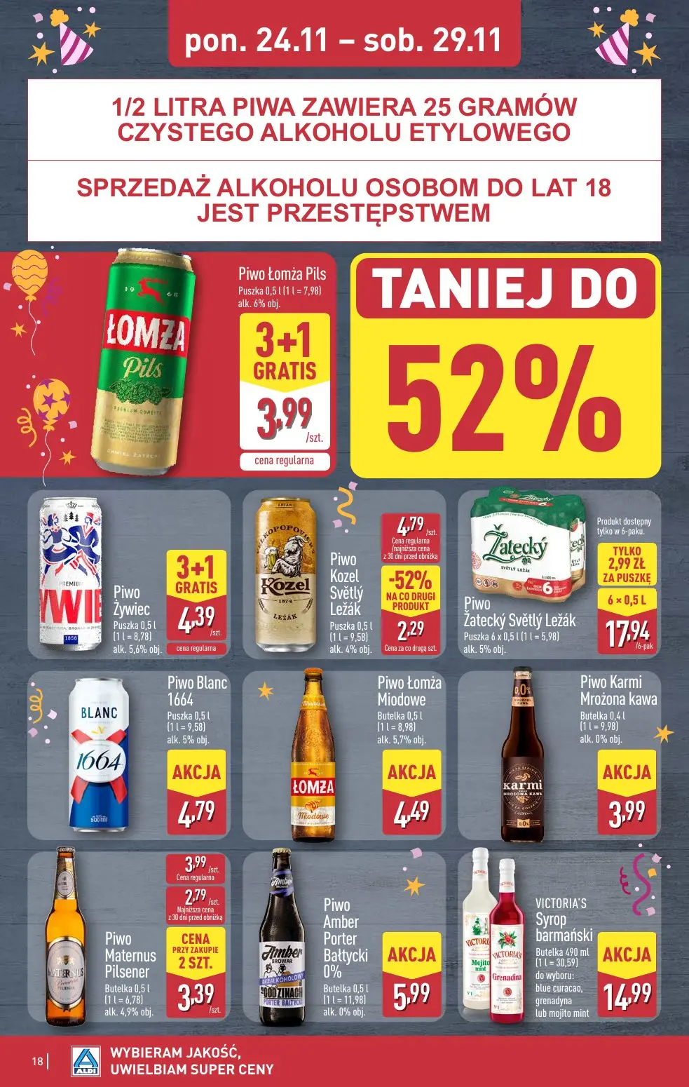 gazetka promocyjna ALDI Tydzień mega oszczędności - Strona 18