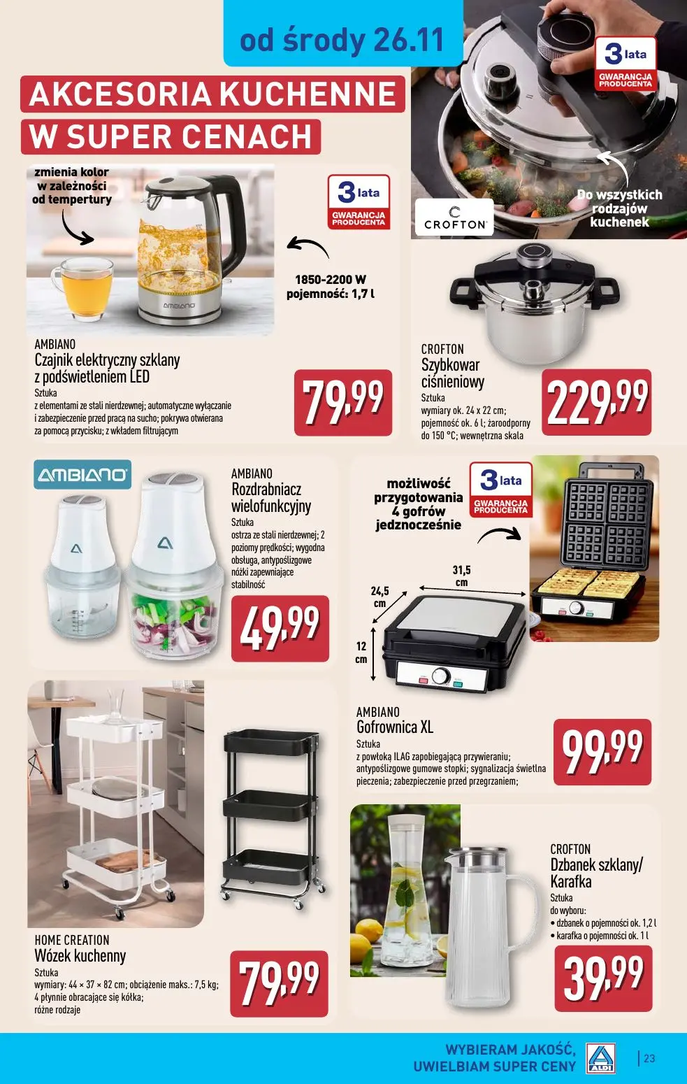 gazetka promocyjna ALDI Tydzień mega oszczędności - Strona 23