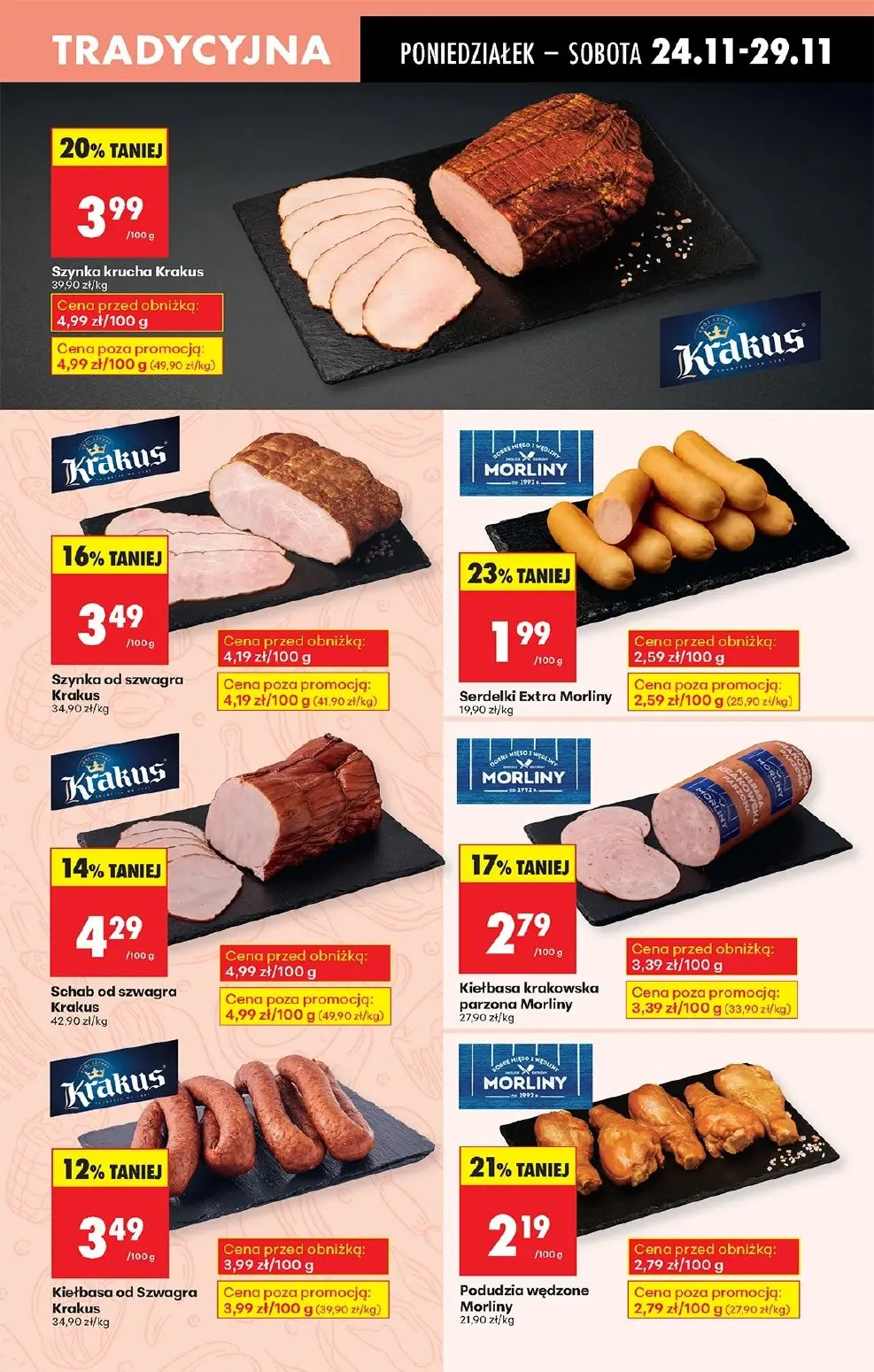 gazetka promocyjna Biedronka Od poniedziałku. Lada tradycyjna - Strona 35