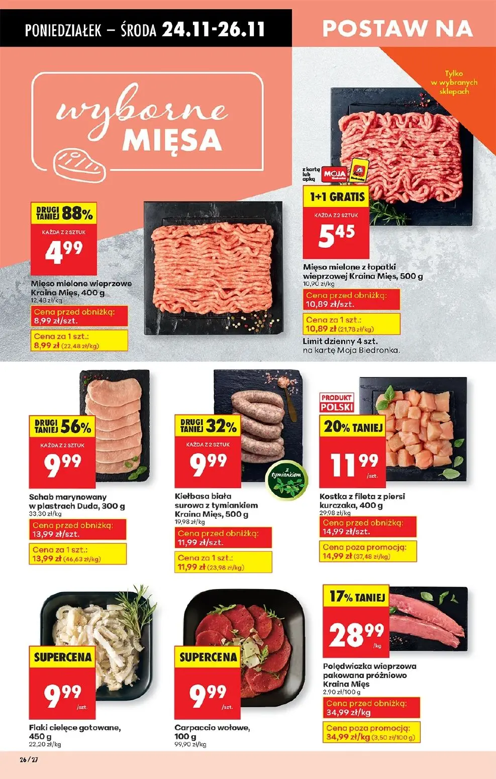 gazetka promocyjna Biedronka Od poniedziałku. Lada tradycyjna - Strona 36