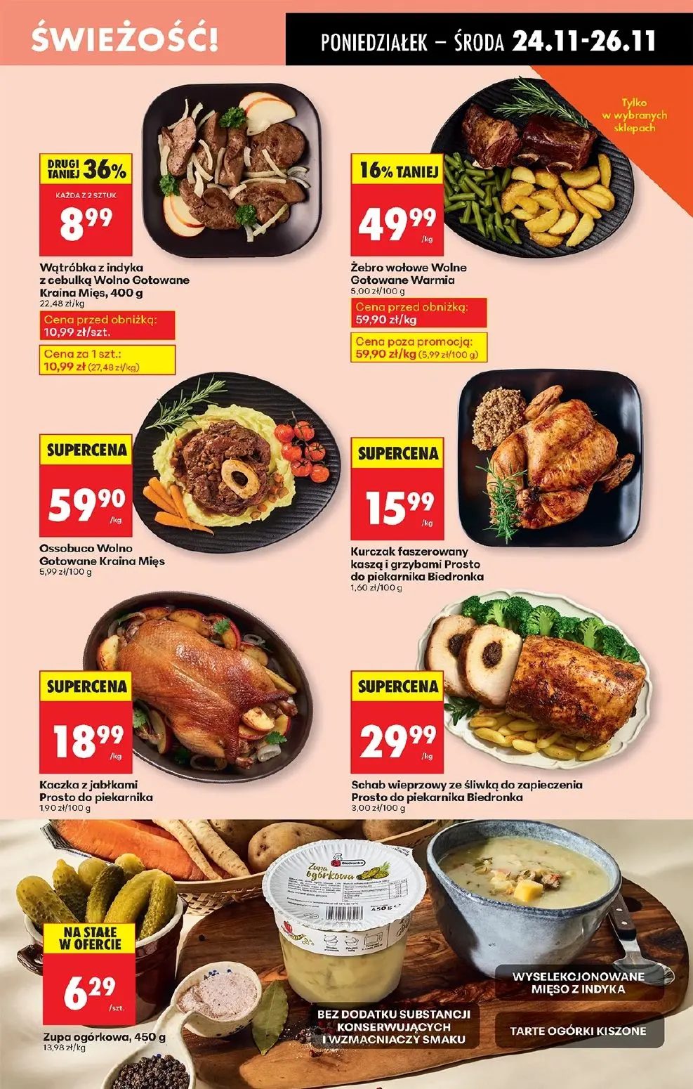 gazetka promocyjna Biedronka Od poniedziałku. Lada tradycyjna - Strona 37