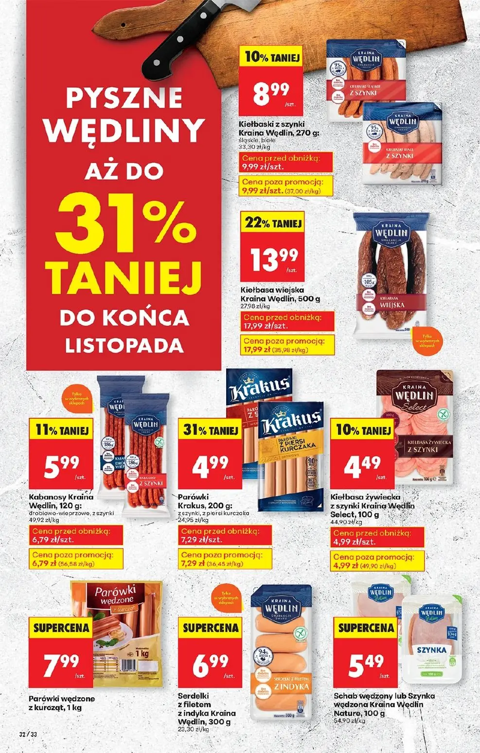 gazetka promocyjna Biedronka Od poniedziałku. Lada tradycyjna - Strona 44