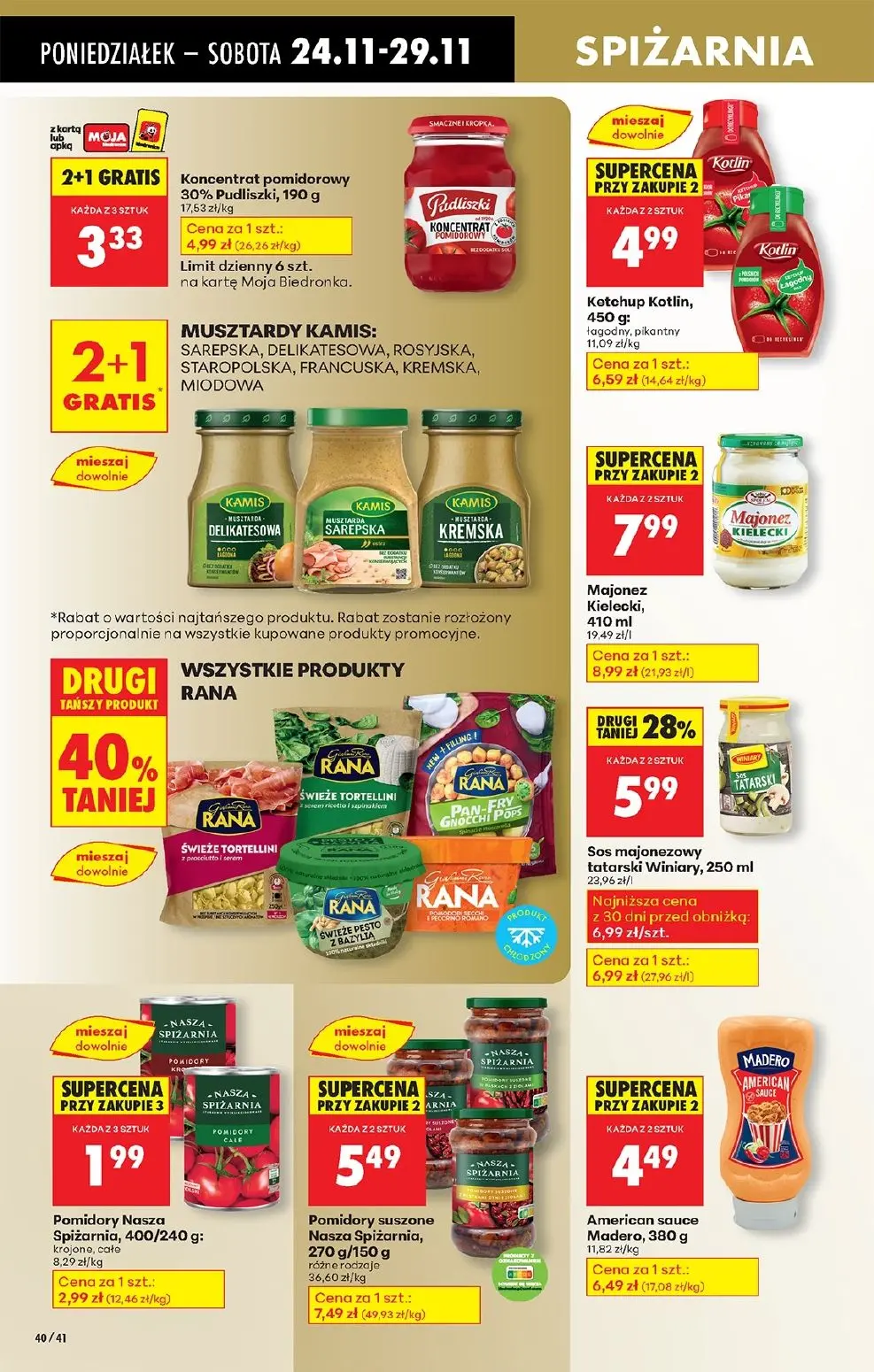 gazetka promocyjna Biedronka Od poniedziałku. Lada tradycyjna - Strona 56