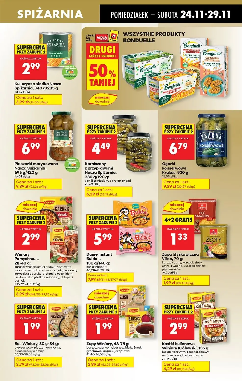 gazetka promocyjna Biedronka Od poniedziałku. Lada tradycyjna - Strona 57