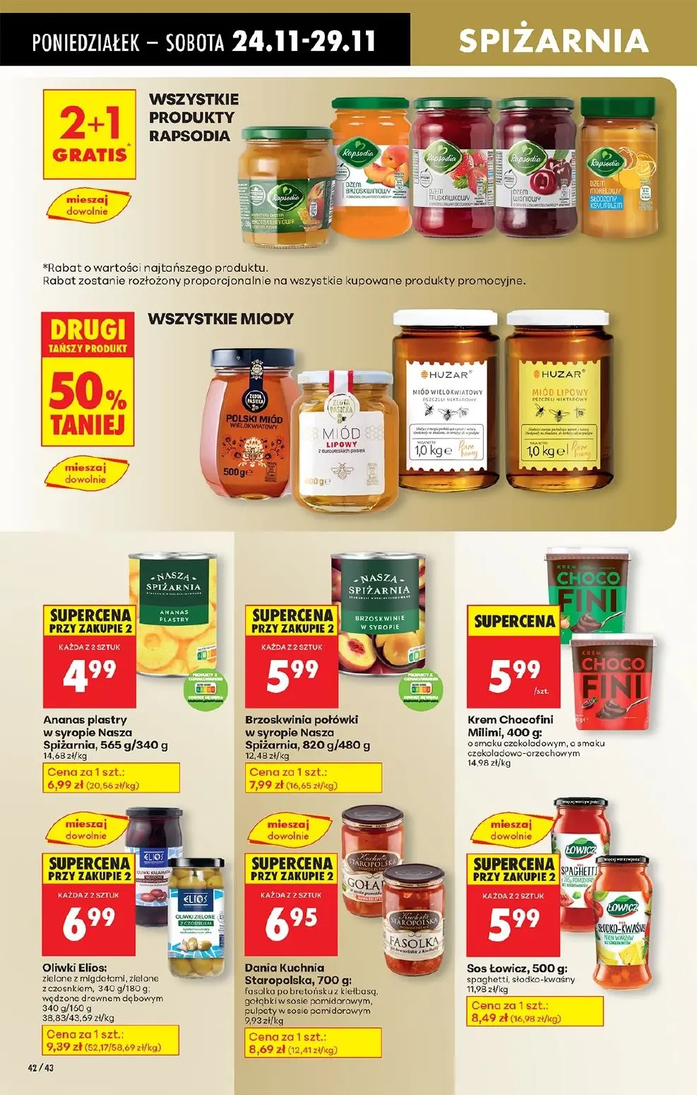 gazetka promocyjna Biedronka Od poniedziałku. Lada tradycyjna - Strona 60