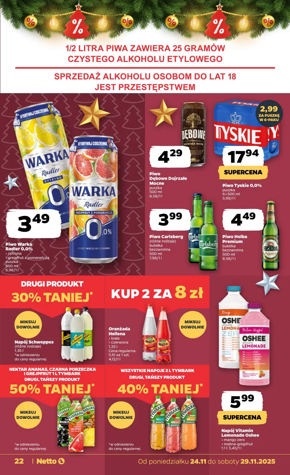 gazetka promocyjna NETTO Zadziwiająco tanie Święta 🎄 - Strona 22