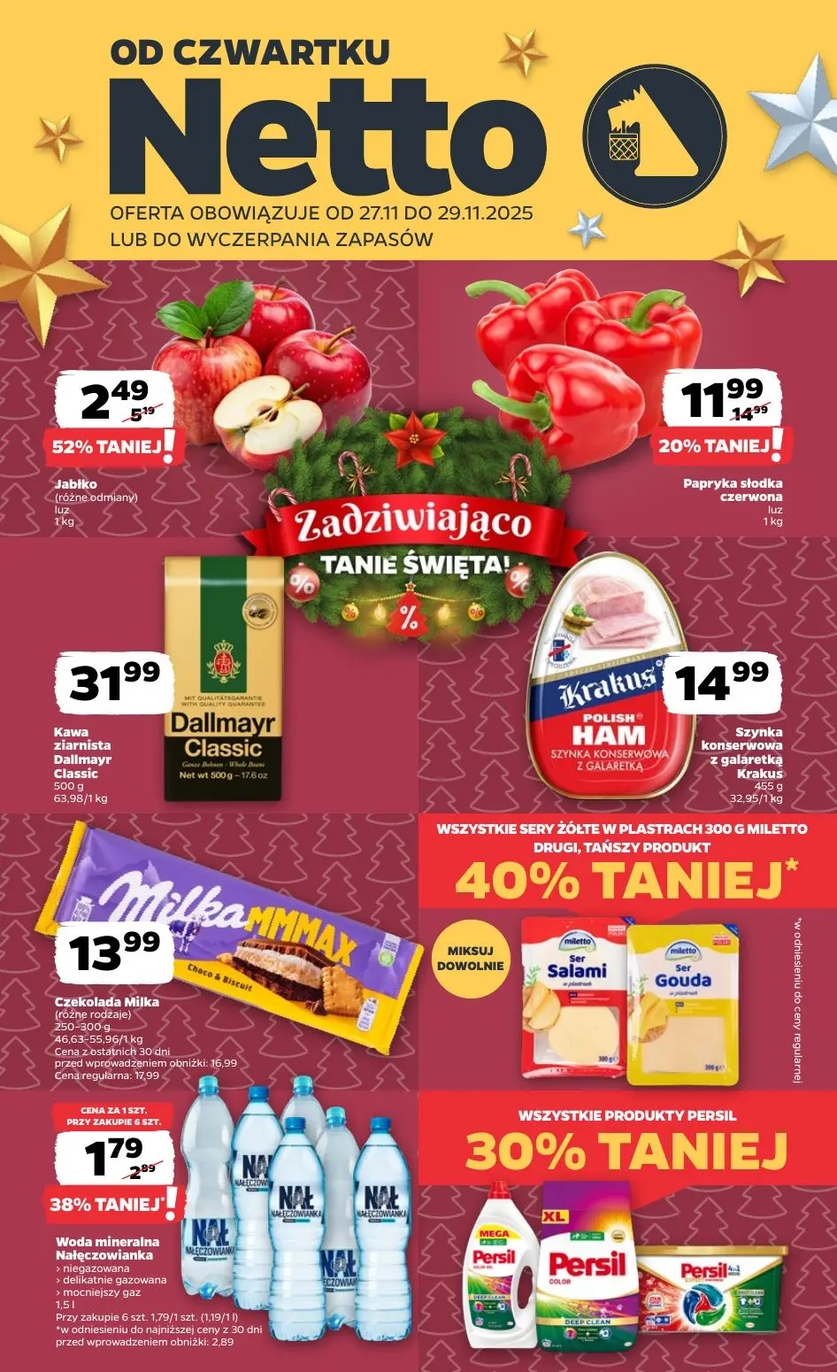 gazetka promocyjna NETTO Zadziwiająco tanie Święta - Strona 1