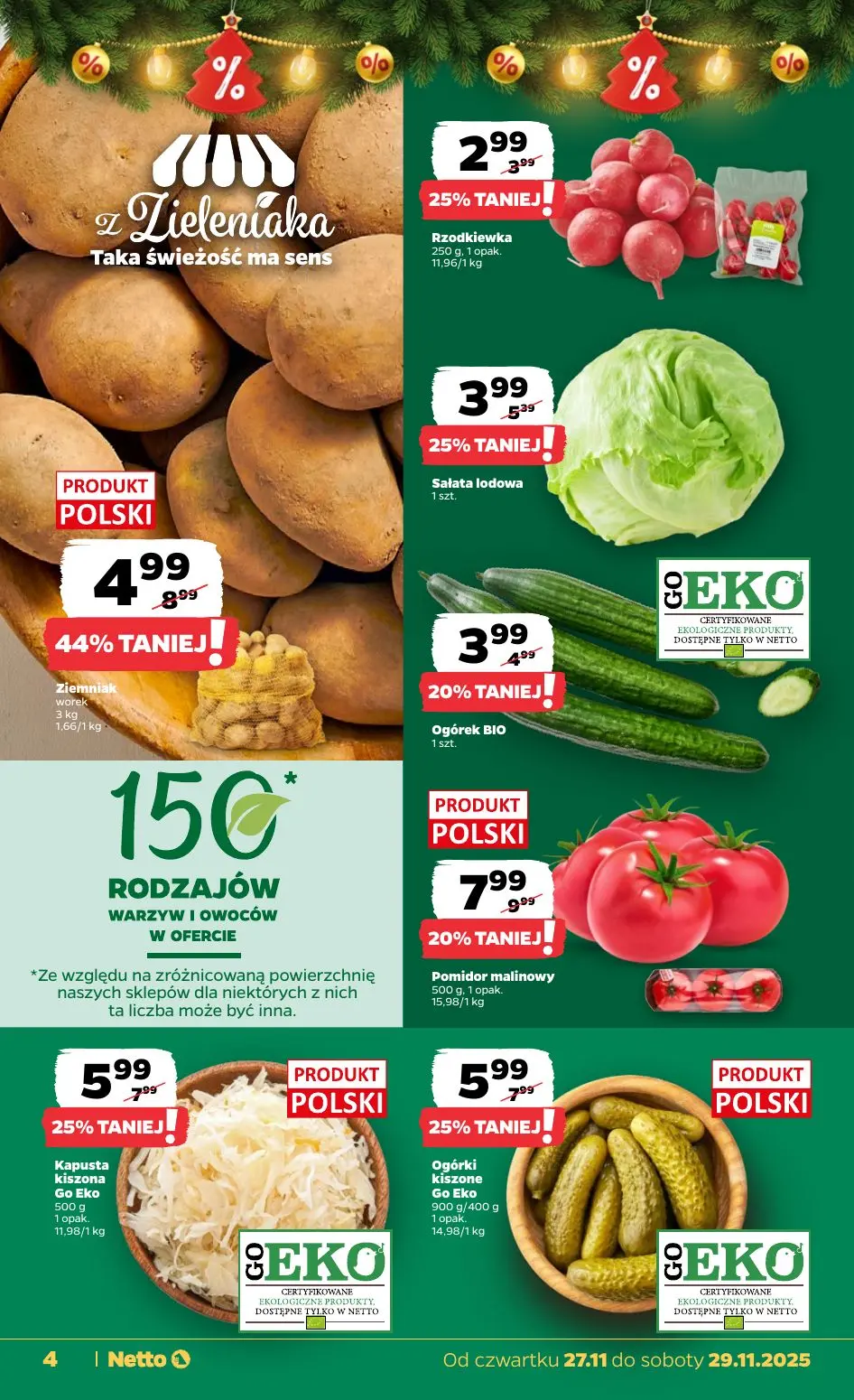 gazetka promocyjna NETTO Zadziwiająco tanie Święta - Strona 4