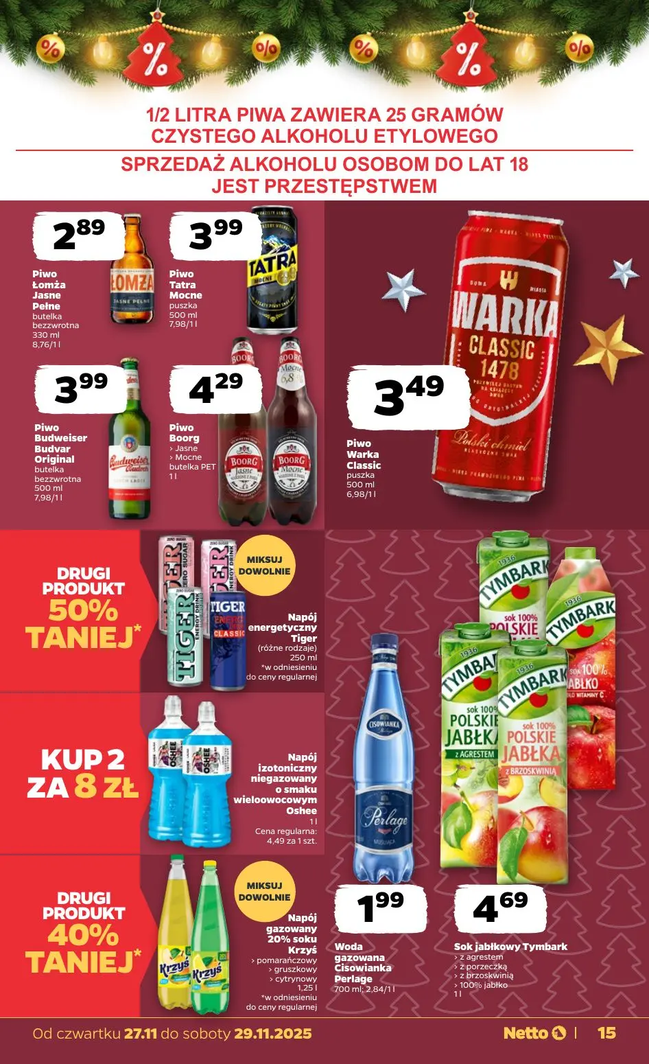 gazetka promocyjna NETTO Zadziwiająco tanie Święta - Strona 15