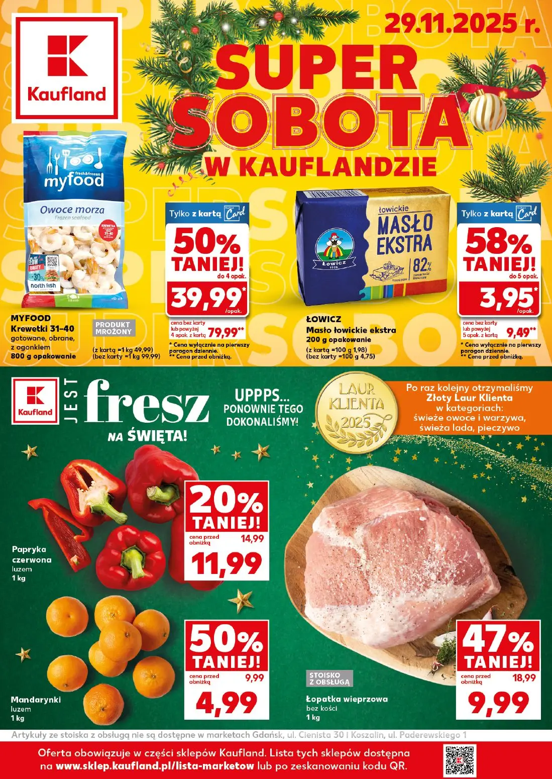 gazetka promocyjna Kaufland Super Sobota - Strona 1