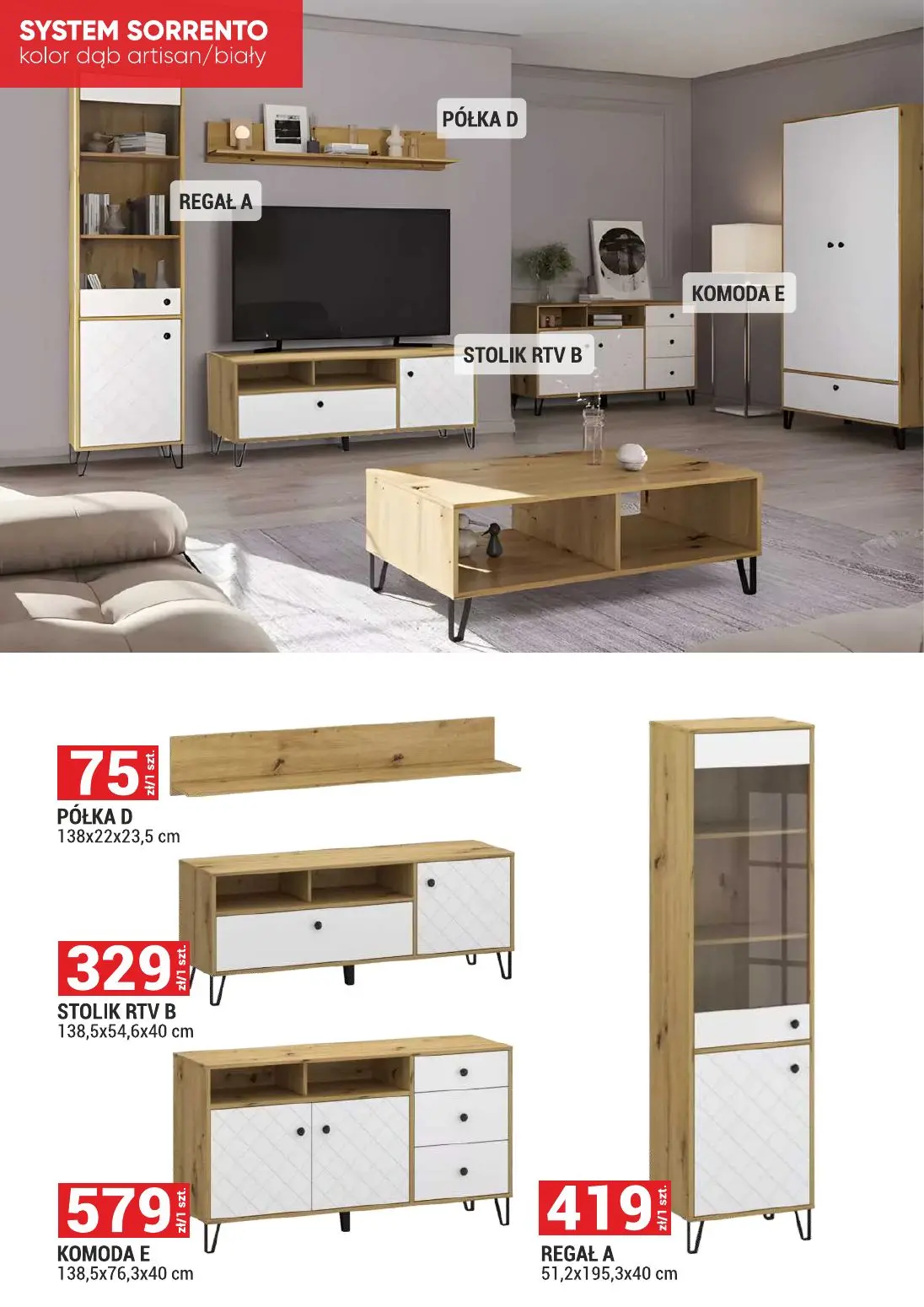 gazetka promocyjna Merkury Market Meble, wypoczynki, materace - Strona 6