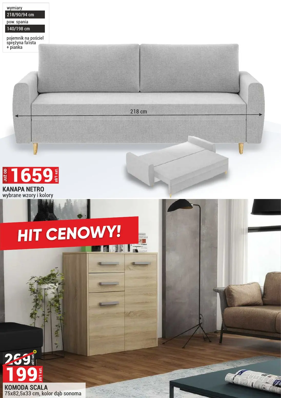 gazetka promocyjna Merkury Market Meble, wypoczynki, materace - Strona 19