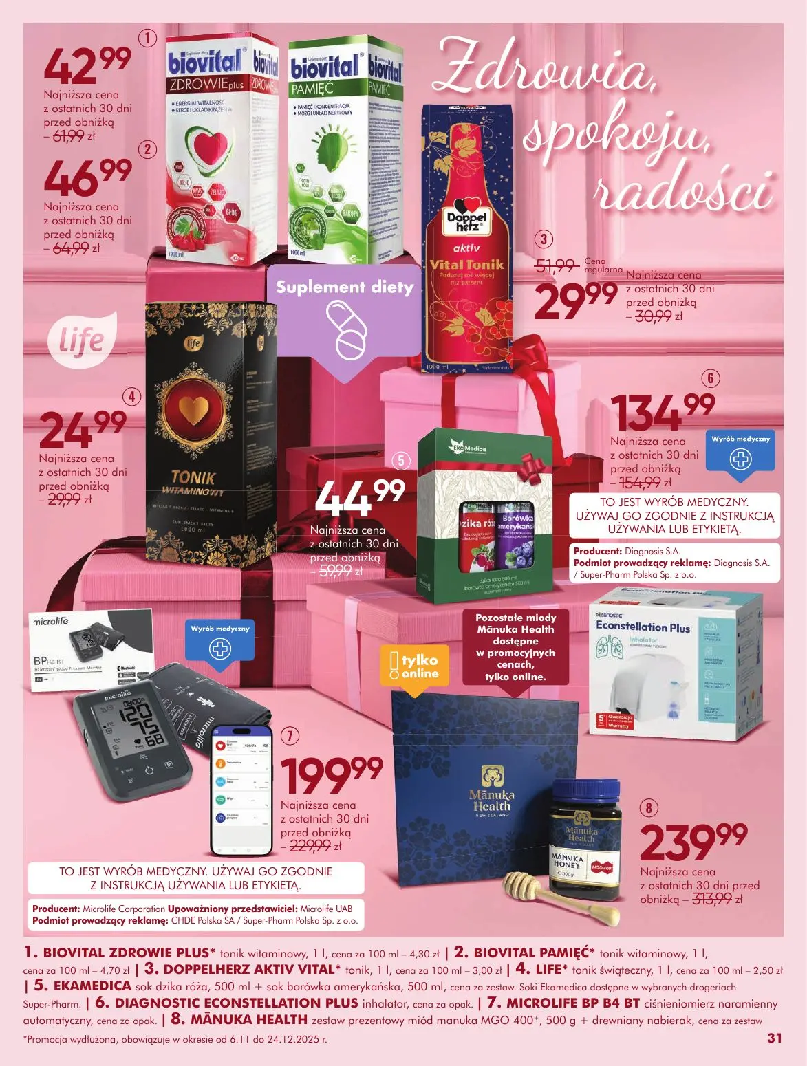 gazetka promocyjna SUPER-PHARM Jakie piękne Święta - Strona 31