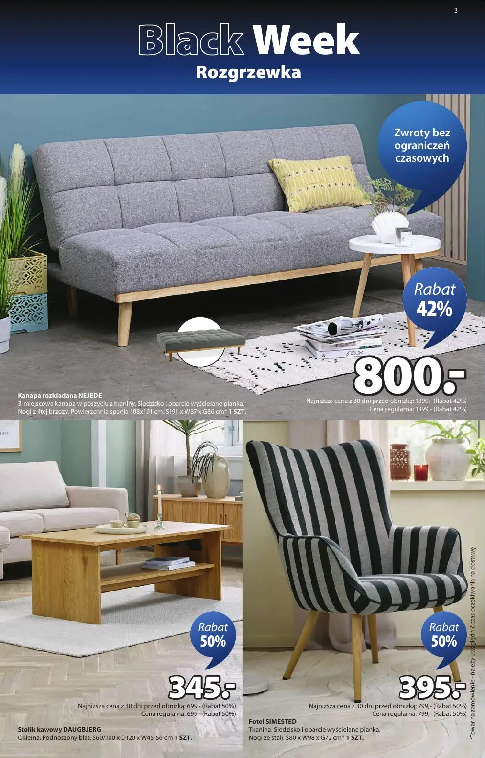 gazetka promocyjna JYSK Black Week - Strona 3