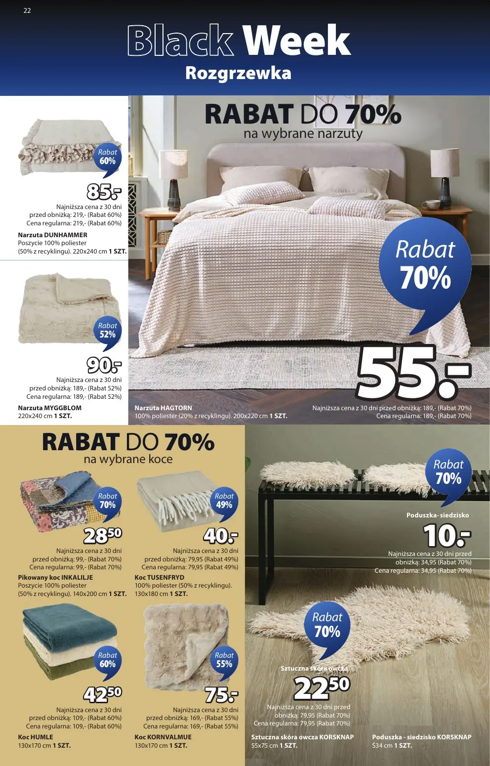 gazetka promocyjna JYSK Black Week - Strona 22