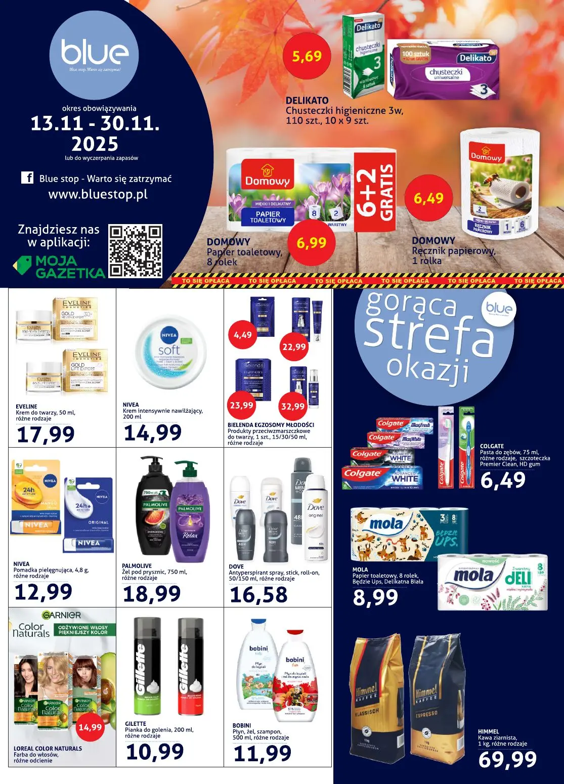 gazetka promocyjna Blue stop  - Strona 1