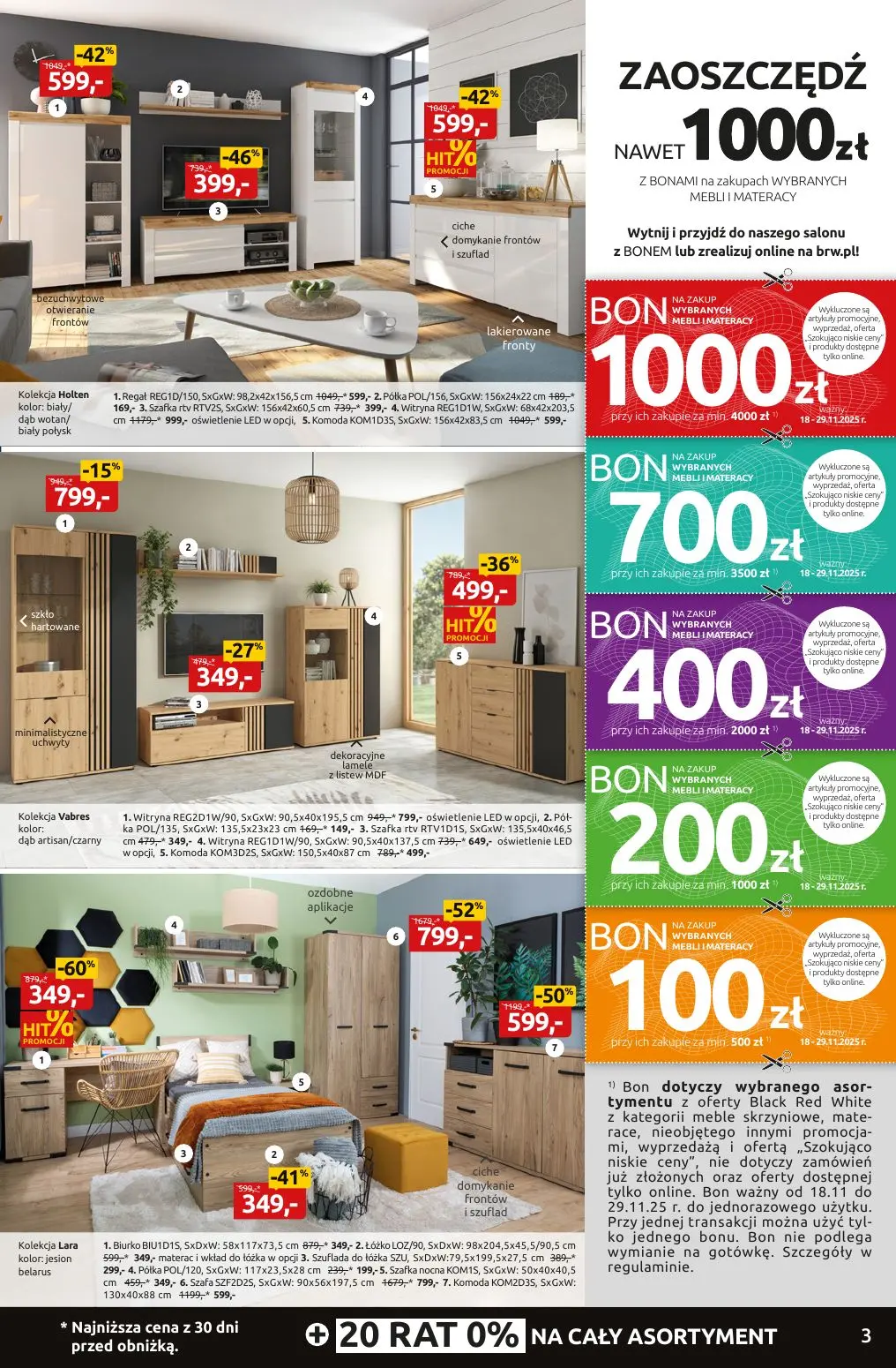 gazetka promocyjna Black Red White Black Weeks do -60% na setki mebli i dodatków - Strona 3