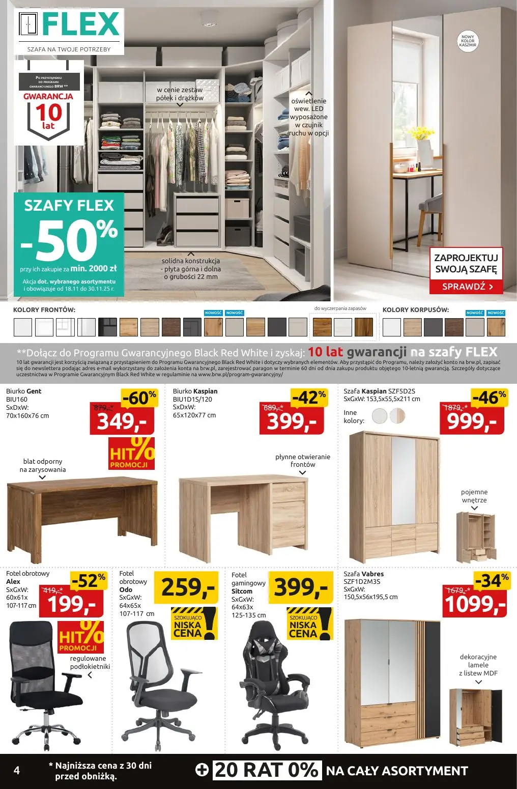gazetka promocyjna Black Red White Black Weeks do -60% na setki mebli i dodatków - Strona 4