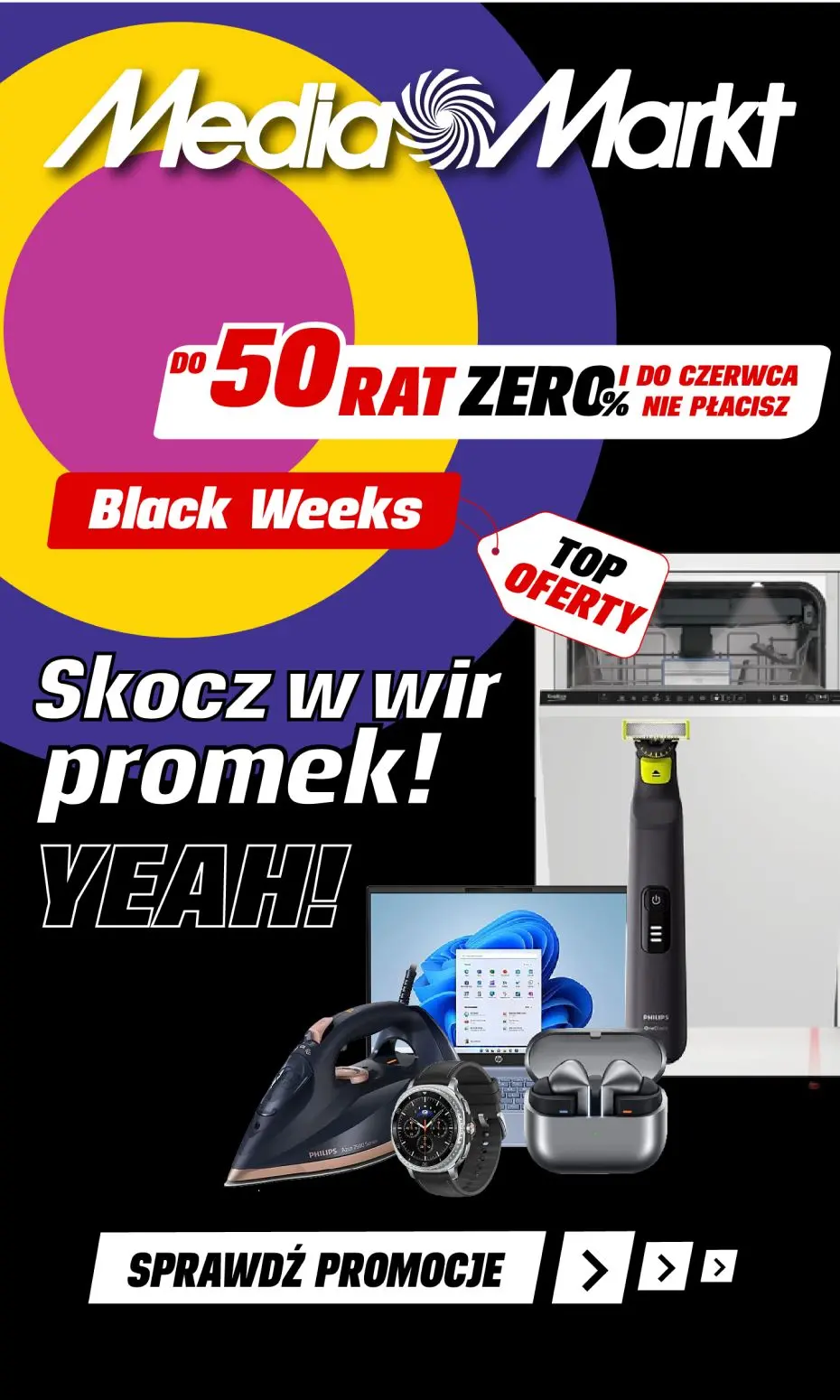 gazetka promocyjna Media Markt Skocz w wir promek YEAH!! - Strona 1