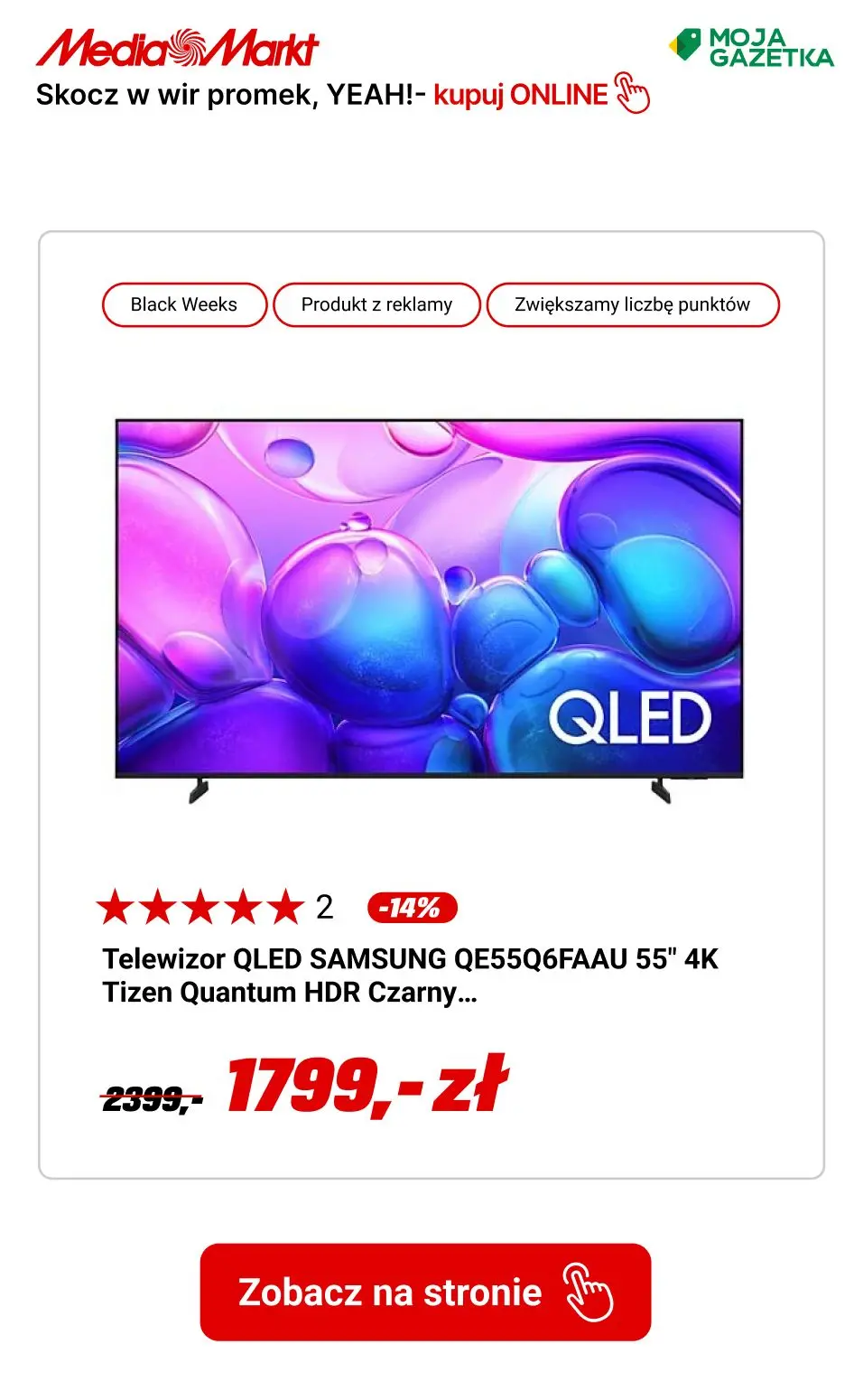gazetka promocyjna Media Markt Skocz w wir promek YEAH!! - Strona 8