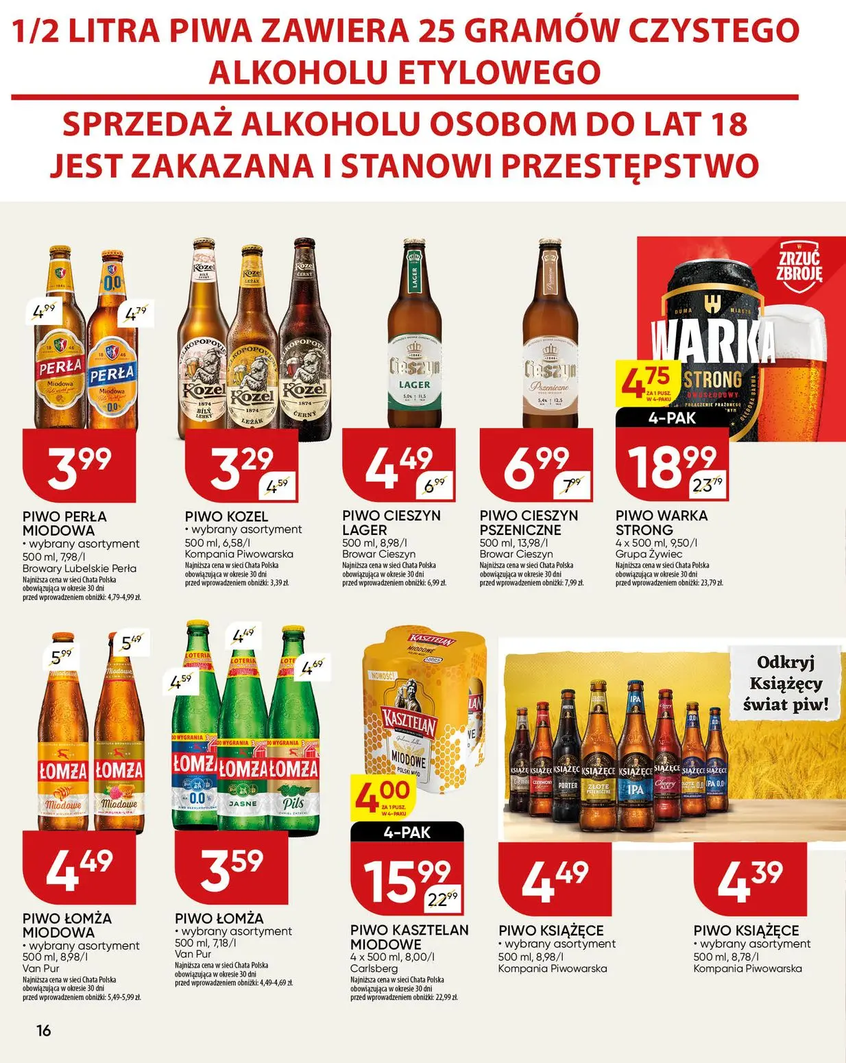 gazetka promocyjna Chata Polska  - Strona 16