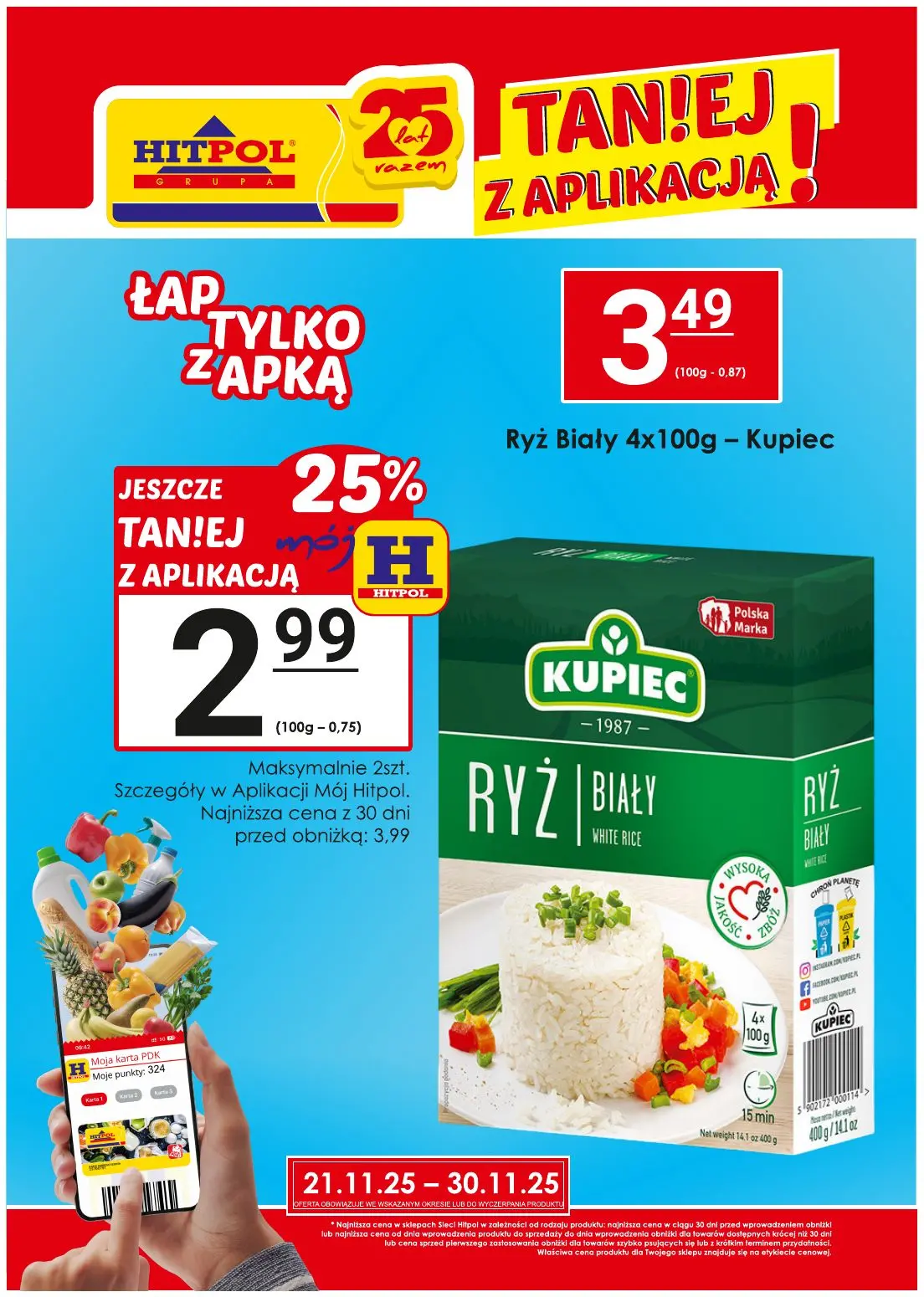 gazetka promocyjna Hitpol Taniej z Aplikacją Mój Hitpol! - Strona 1