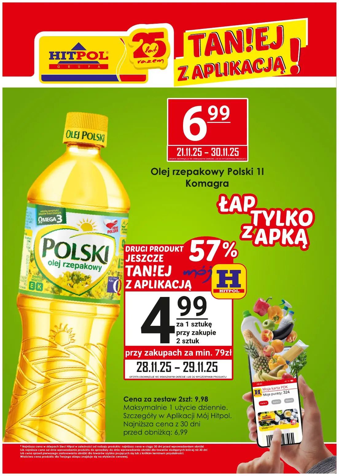 gazetka promocyjna Hitpol Taniej z Aplikacją Mój Hitpol! - Strona 1