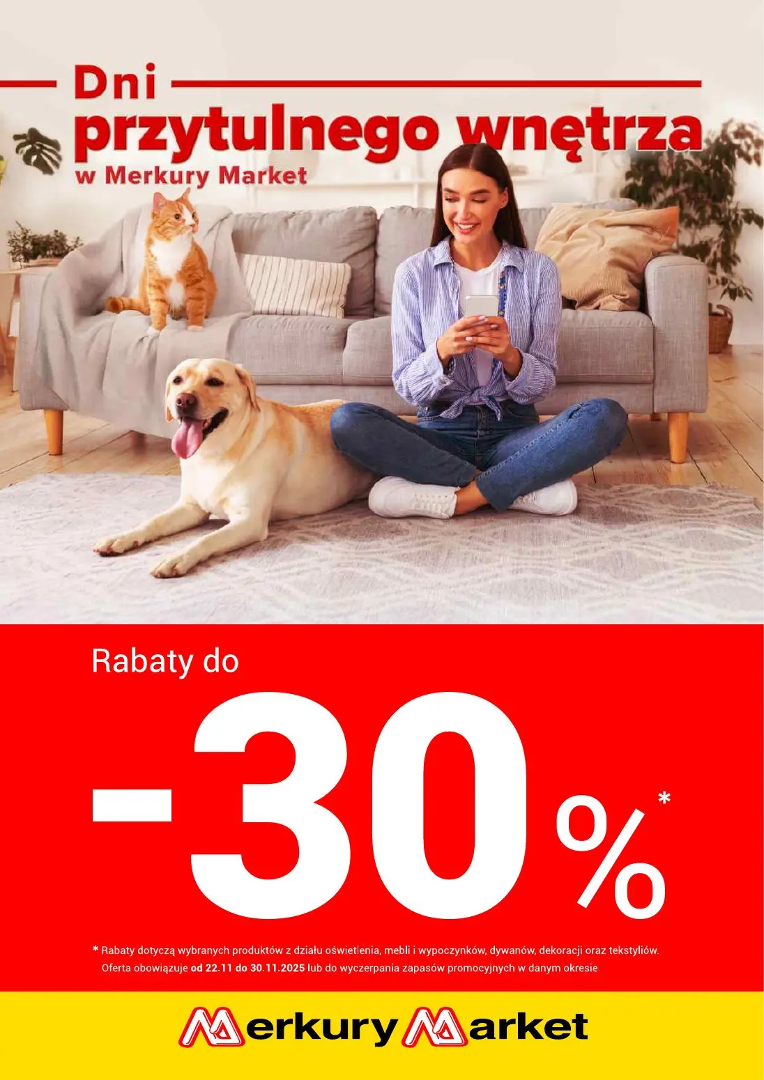 gazetka promocyjna Merkury Market Dni przytulnego wnętrza - Strona 1