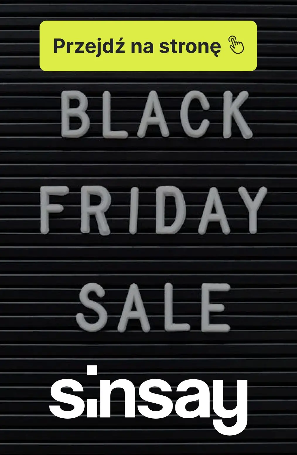 gazetka promocyjna Sinsay -25% na Black Friday 🖤 kod: BLACK25 - Strona 12