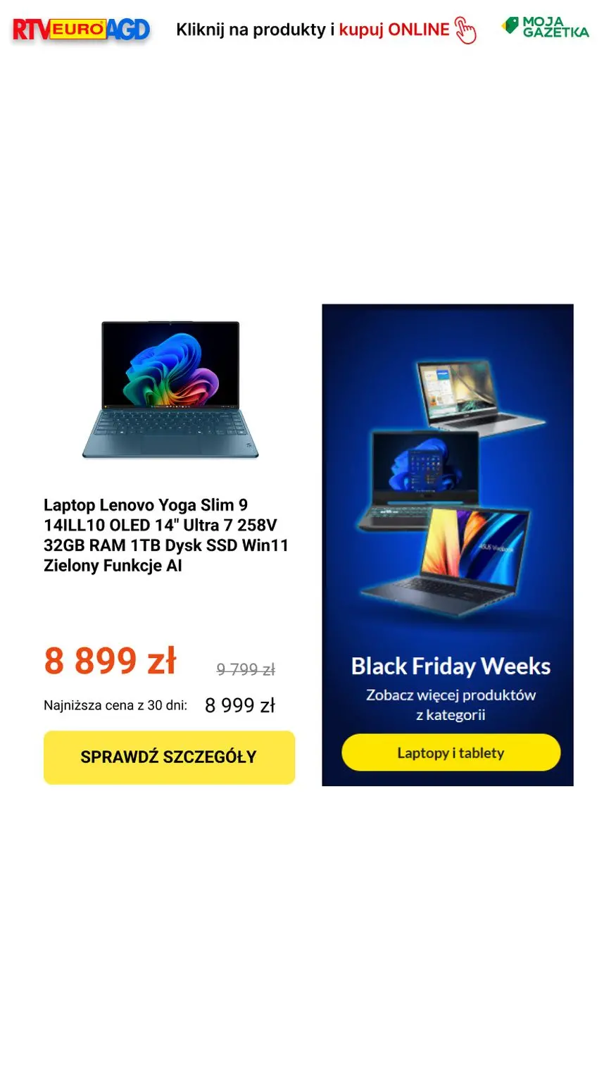 gazetka promocyjna RTV EURO AGD Black Friday weeks %% - Strona 8