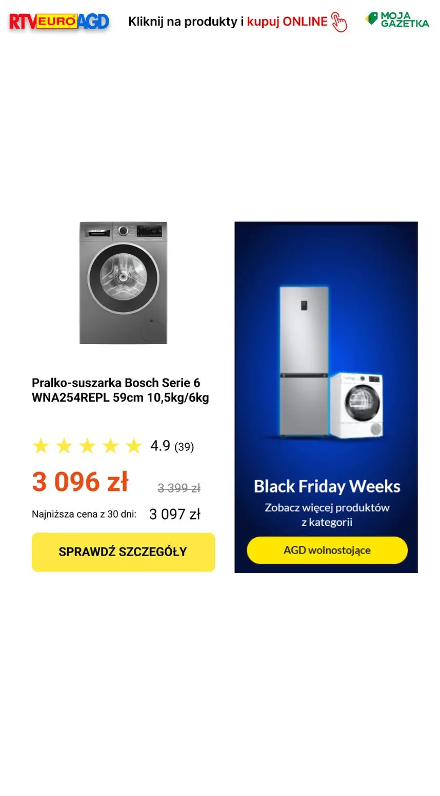 gazetka promocyjna RTV EURO AGD Black Friday weeks %% - Strona 12