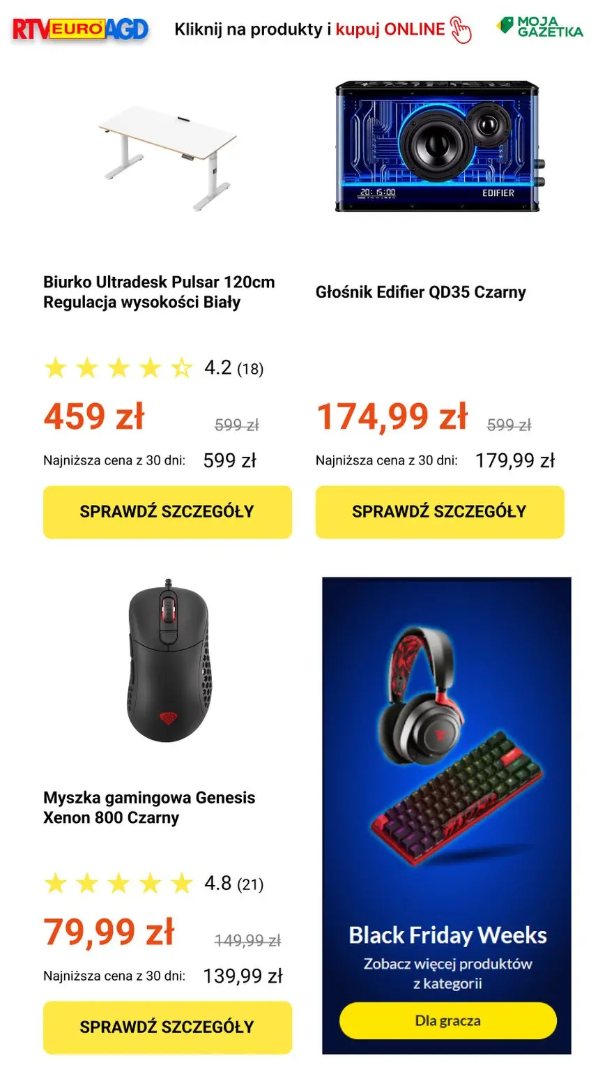 gazetka promocyjna RTV EURO AGD %% Black friday weeks %% - Strona 4