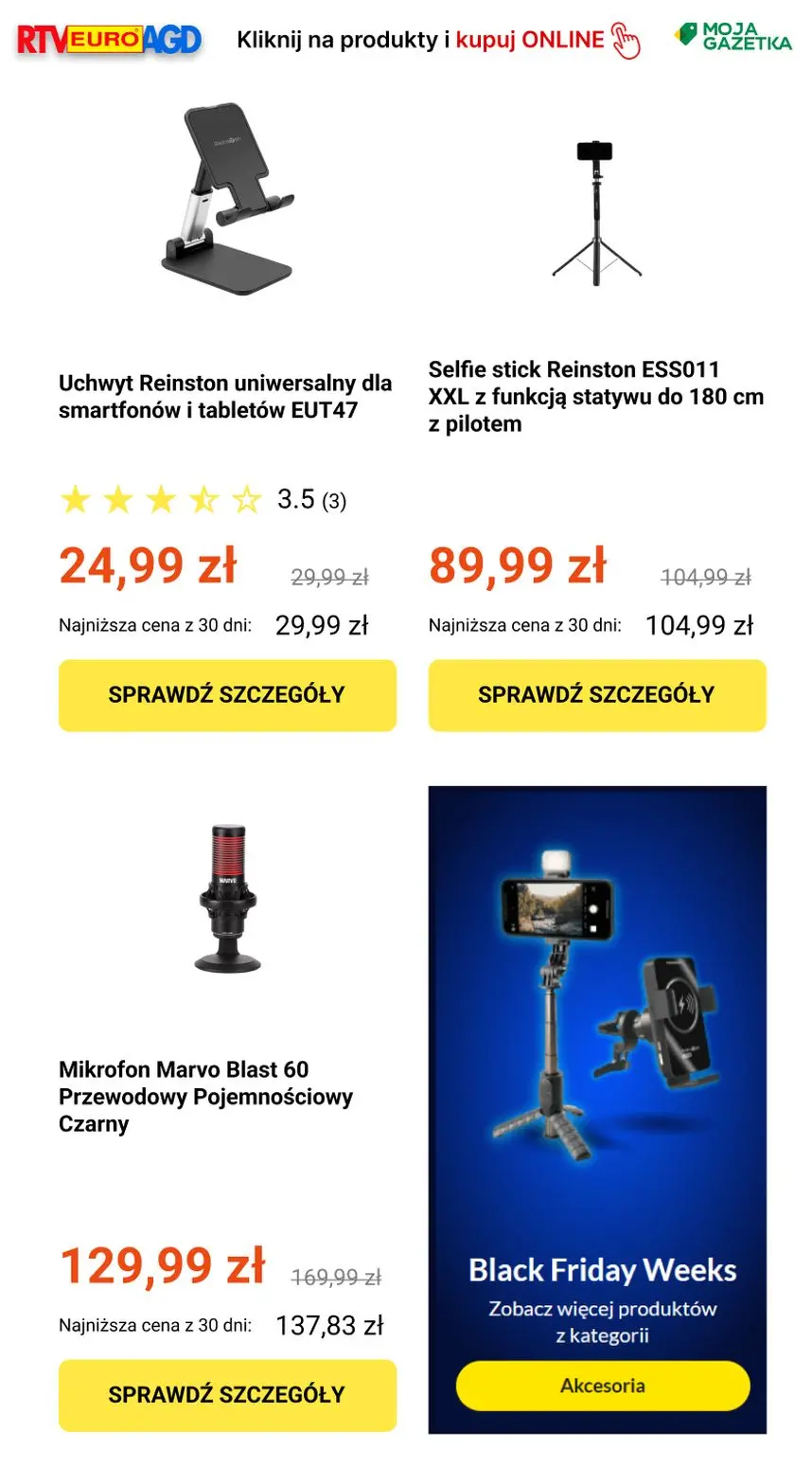 gazetka promocyjna RTV EURO AGD %% Black friday weeks %% - Strona 7