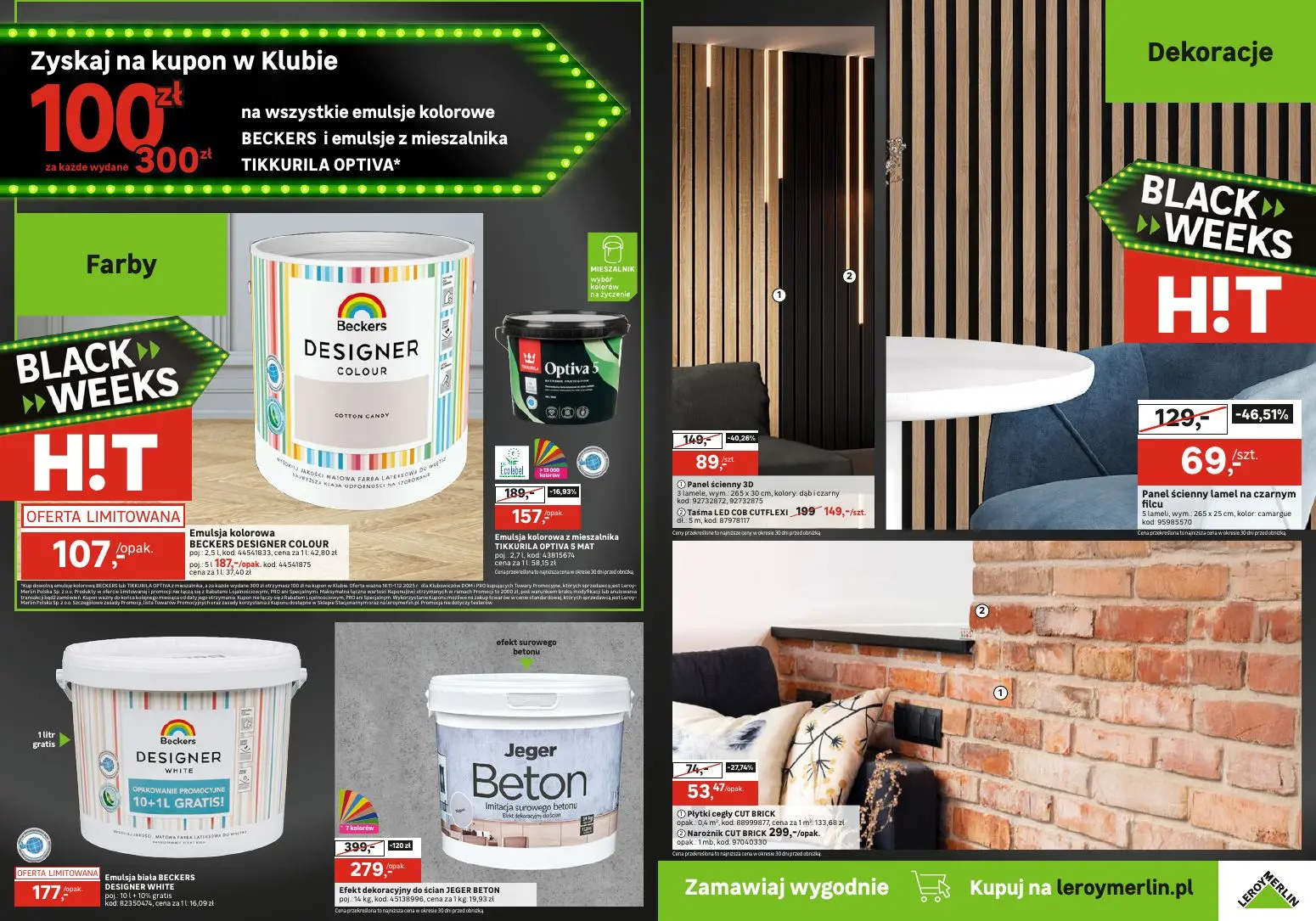 gazetka promocyjna Leroy Merlin Zdążyć na Black Weeks - Strona 6