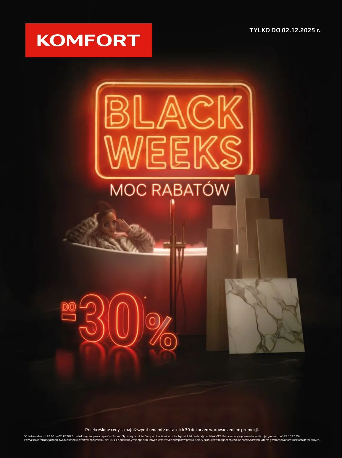 gazetka promocyjna KOMFORT Moc rabatów - Strona 1