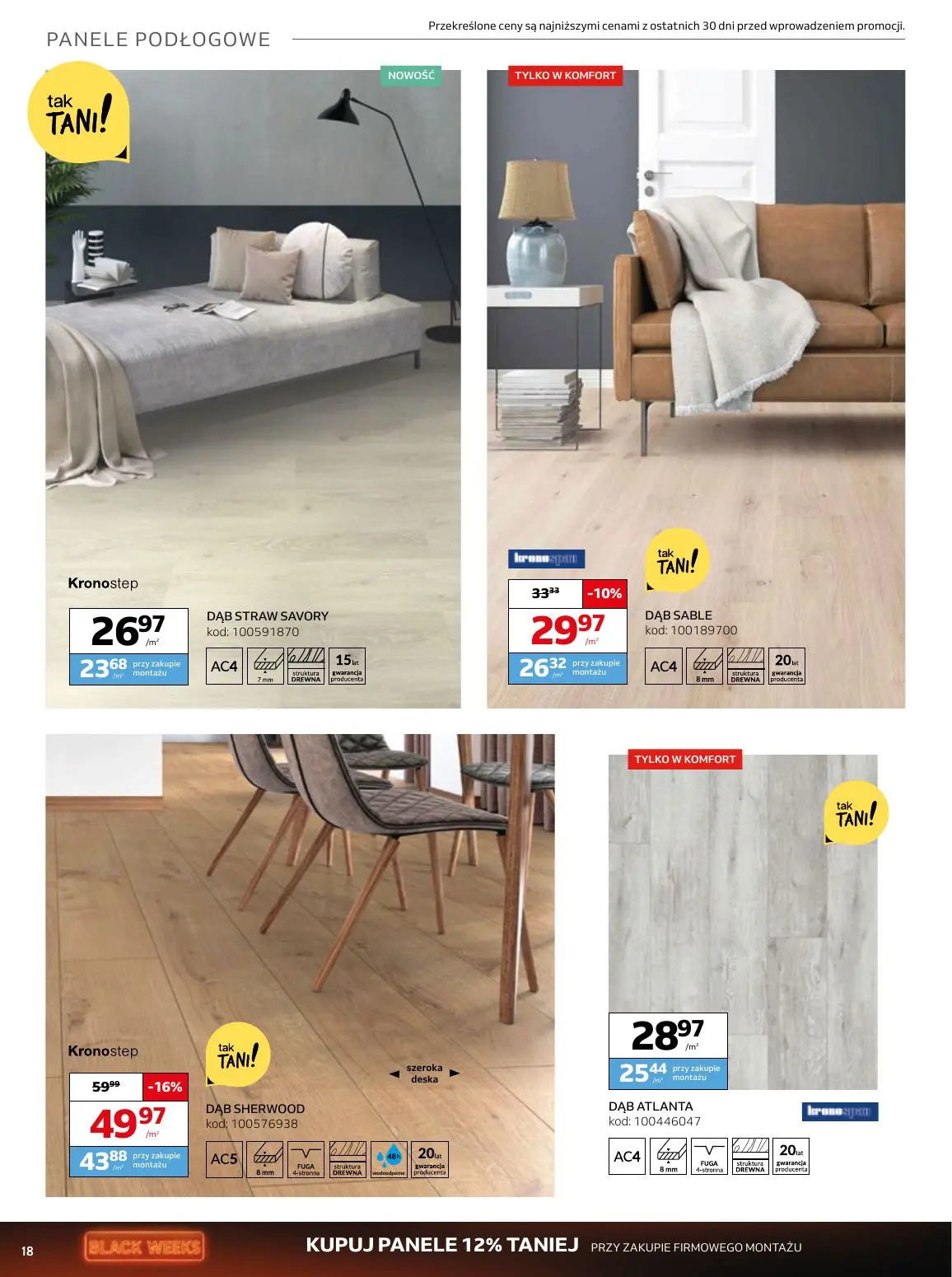 gazetka promocyjna KOMFORT Moc rabatów - Strona 18