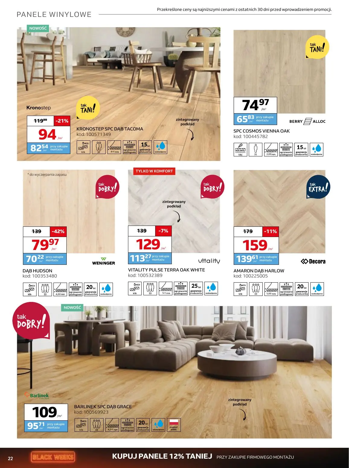 gazetka promocyjna KOMFORT Moc rabatów - Strona 22