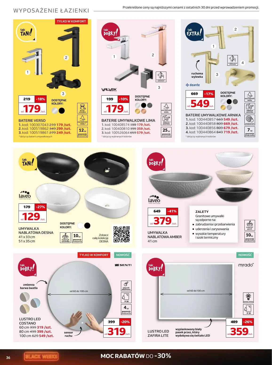 gazetka promocyjna KOMFORT Moc rabatów - Strona 36