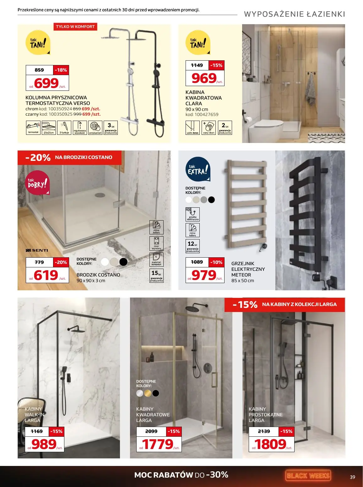 gazetka promocyjna KOMFORT Moc rabatów - Strona 39