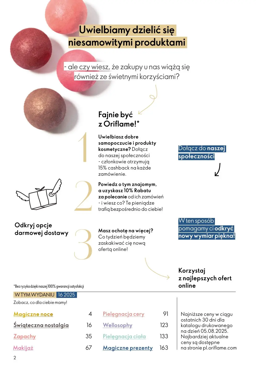 gazetka promocyjna ORIFLAME Blask, piękno, prezenty - Strona 2