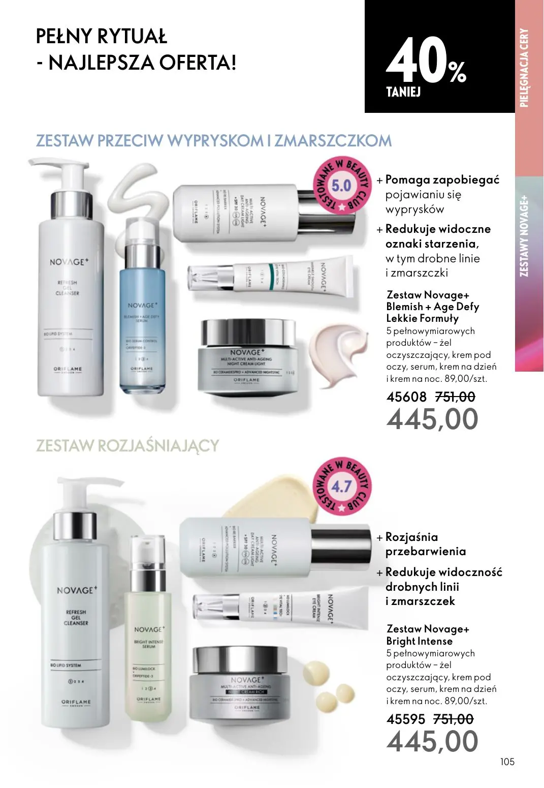 gazetka promocyjna ORIFLAME Blask, piękno, prezenty - Strona 105