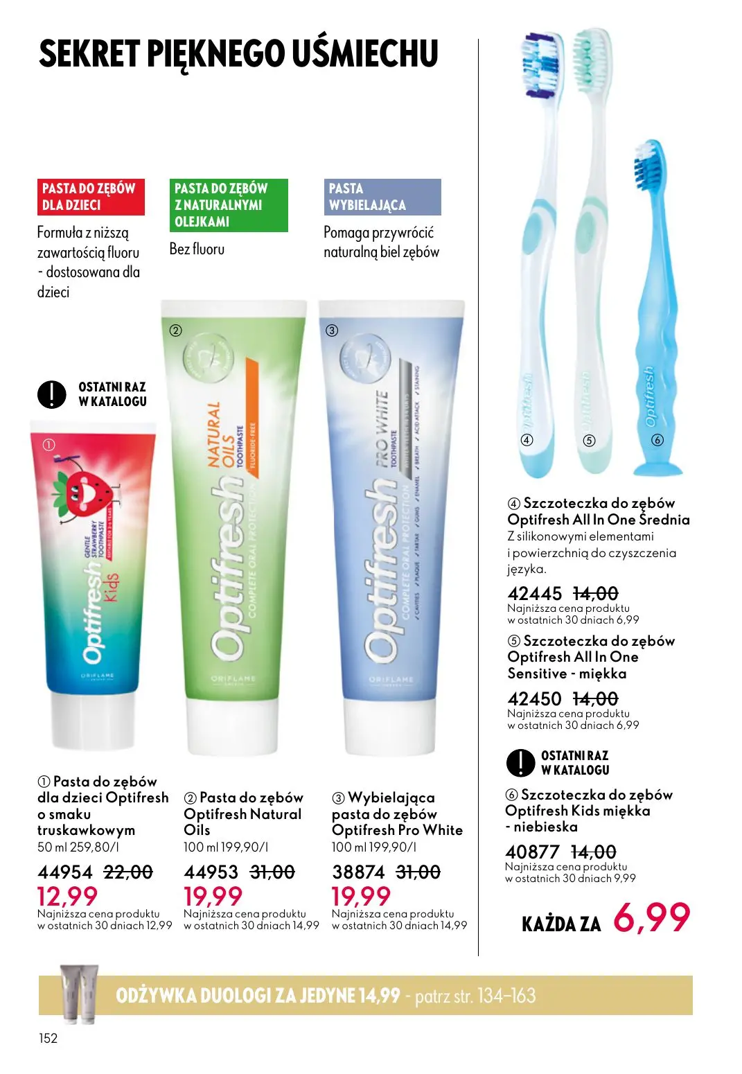 gazetka promocyjna ORIFLAME Blask, piękno, prezenty - Strona 152
