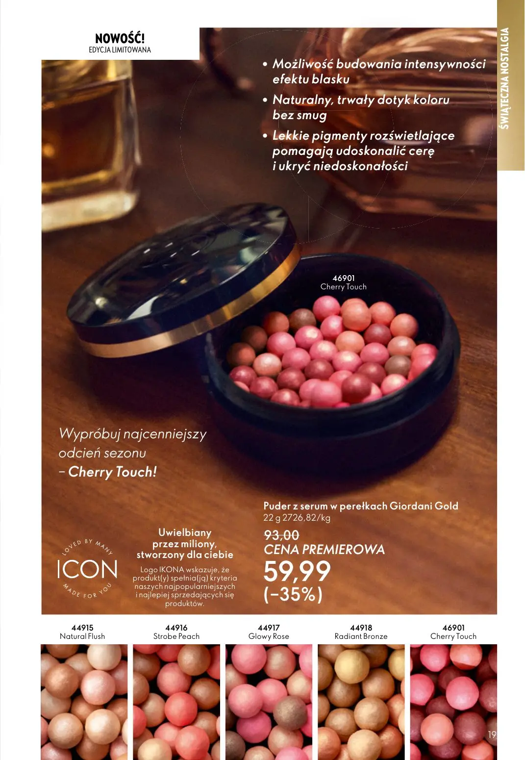 gazetka promocyjna ORIFLAME Blask, piękno, prezenty - Strona 19