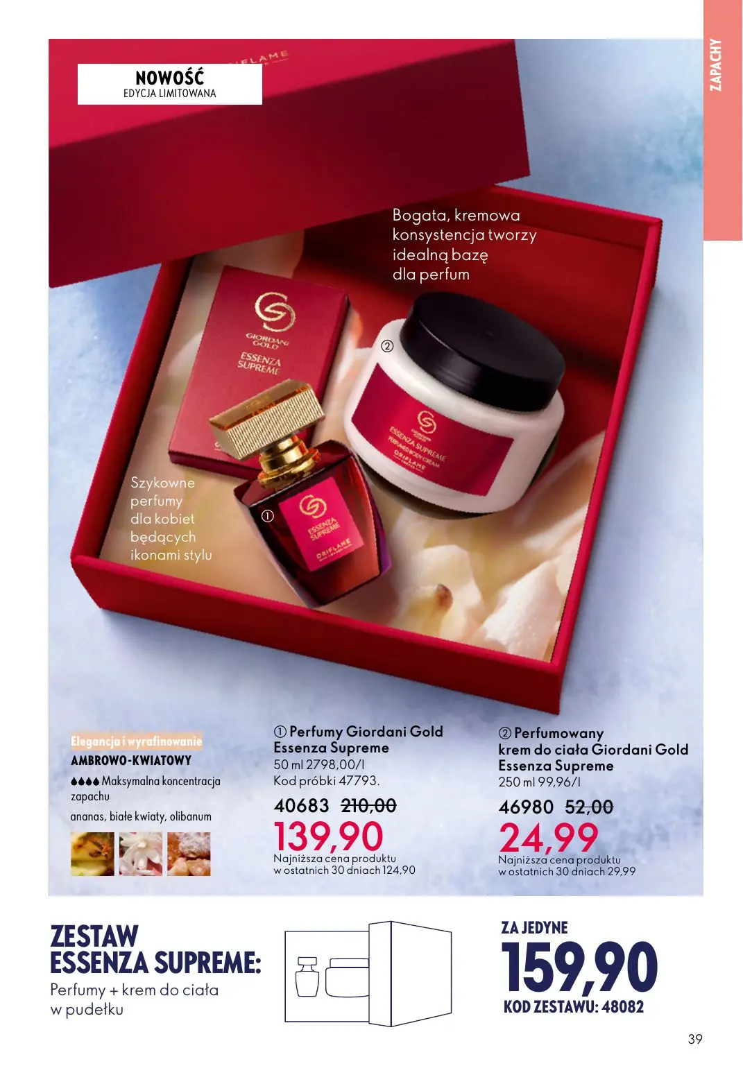 gazetka promocyjna ORIFLAME Blask, piękno, prezenty - Strona 39