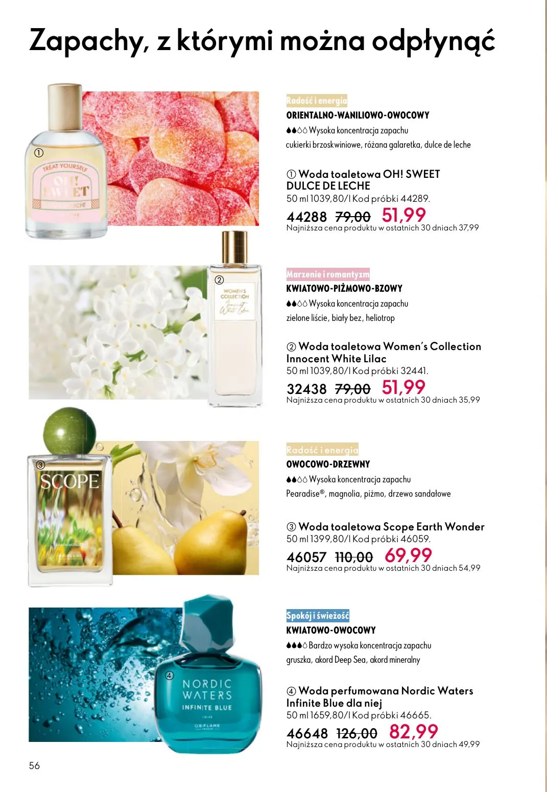 gazetka promocyjna ORIFLAME Blask, piękno, prezenty - Strona 56