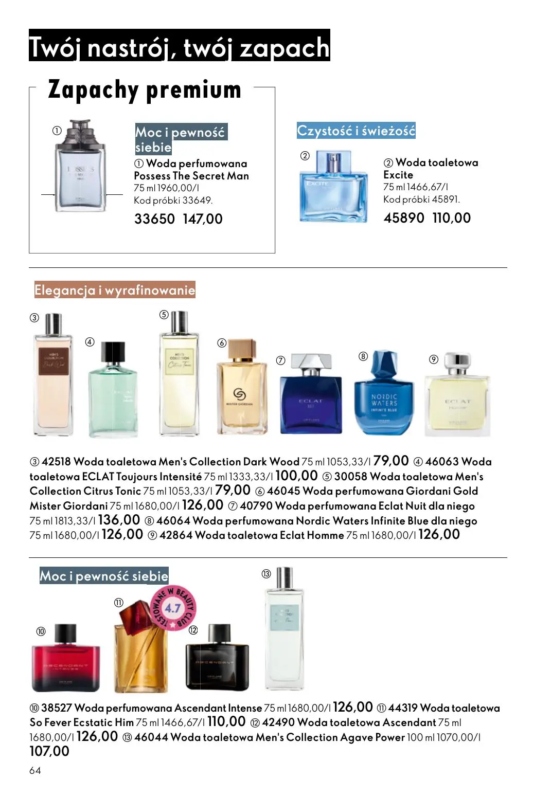 gazetka promocyjna ORIFLAME Blask, piękno, prezenty - Strona 64